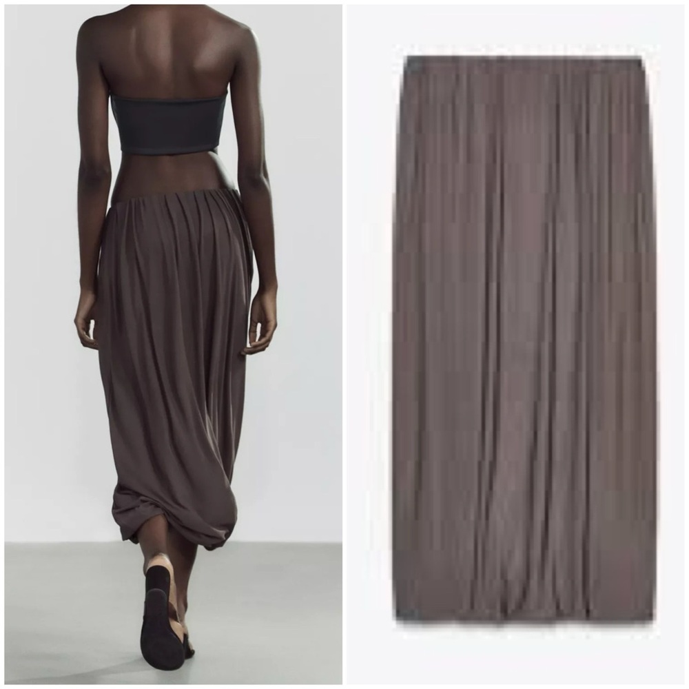 Zara Draped Balloon Skirt